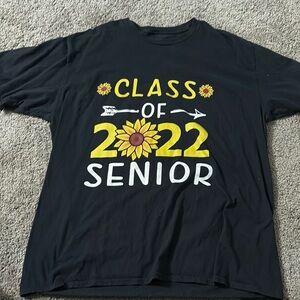 Black Class of 2022 Senior T-Shirt
